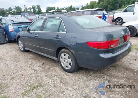 2005 Honda Accord 2.4 Lx из США, поврежденный, VIN 1HGCM55495A082520